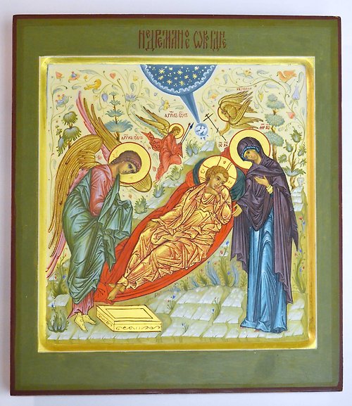 Orthodox small icons hand painted orthodox christian Icon of Jesus Christ the Vigilant Eye religious