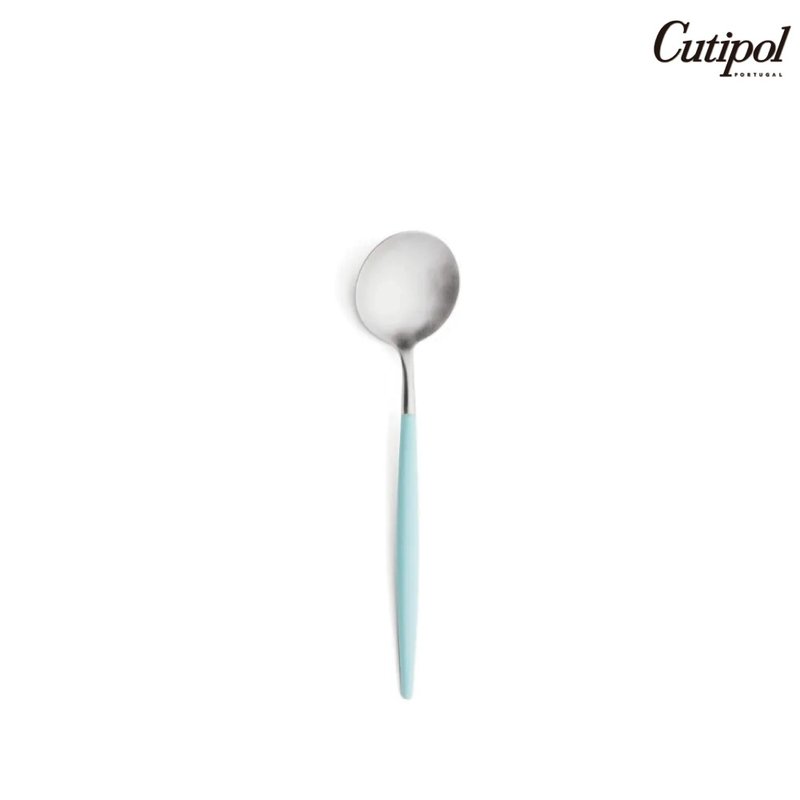 GOA TURQUOISE MATTE CUTLERY (SINGLE) - ช้อนส้อม - สแตนเลส สีน้ำเงิน