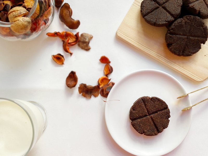 [Dragon Boat Festival Gift Box] Ketogenic Cocoa Soft Cake (Low GI)-Orange Box - Handmade Cookies - Fresh Ingredients Orange