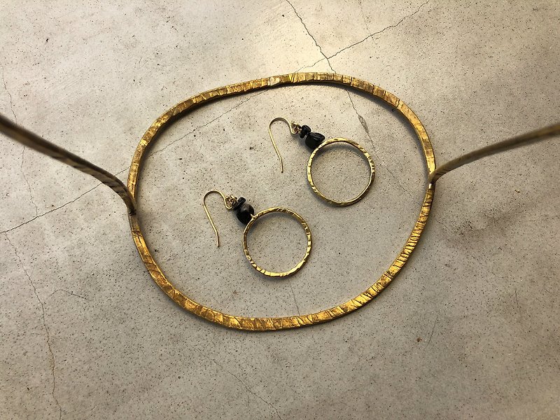 YANGYANG Oval Earrings (medium) - Earrings & Clip-ons - Copper & Brass 