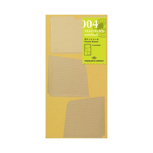 TRAVELER’S COMPANY Traveler's Notebook 補充包 口袋貼紙