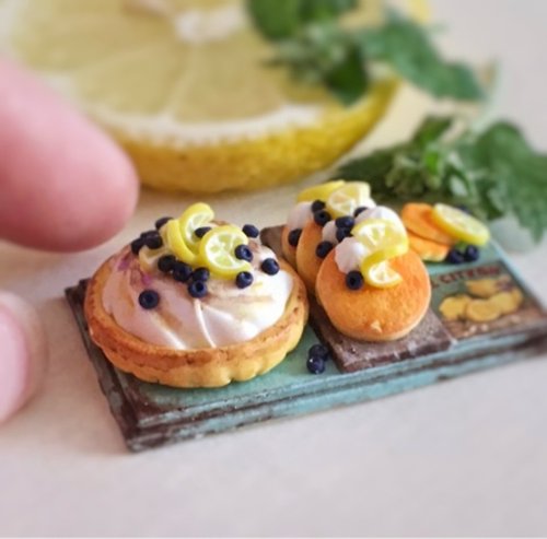 DOLLFOODS Miniature Dessert Set