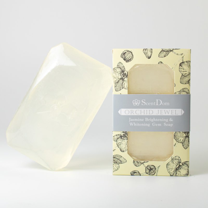 [Landu ScentDom] Jasmine Brightening Whitening Gemstone Soap│Brand Direct - สบู่ - วัสดุอื่นๆ 