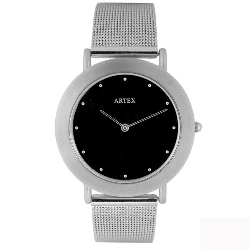 ARTEX8204ステンレスウォッチ-ミランストラップ/シルバー36mm - 腕時計 - ステンレススチール グレー