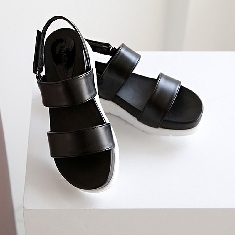 PRE-ORDER – MACMOC Marti (BLACK) Sandals - รองเท้ารัดส้น - วัสดุอื่นๆ 