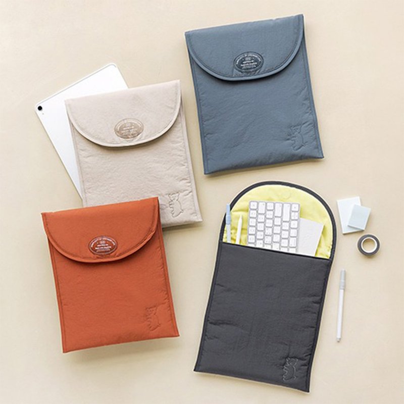 Romane 365 series letter pocket 13-inch tablet storage bag - เคสแท็บเล็ต - ผ้าฝ้าย/ผ้าลินิน 