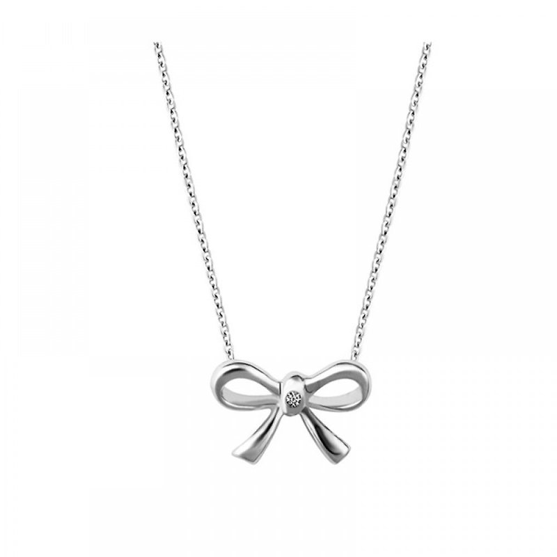 Diamond Necklace Pendant for Female - สร้อยคอ - เพชร สีเงิน