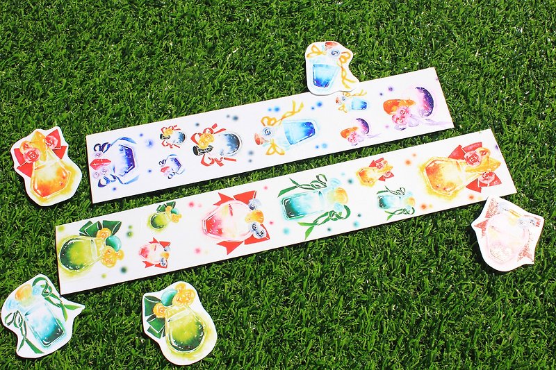 Planet - Washi Tape - Paper Multicolor