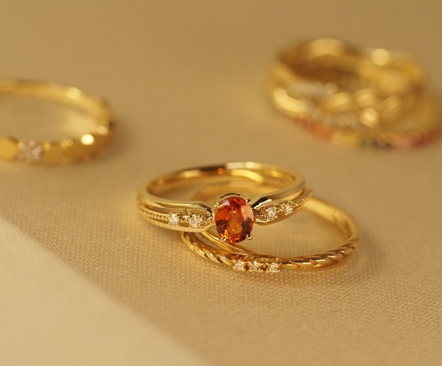 【海外限定】Simuero Noviembre Ring イエローサファイア 天然 海外限定】Simuero Noviembre Ring イエローサファイア 天然