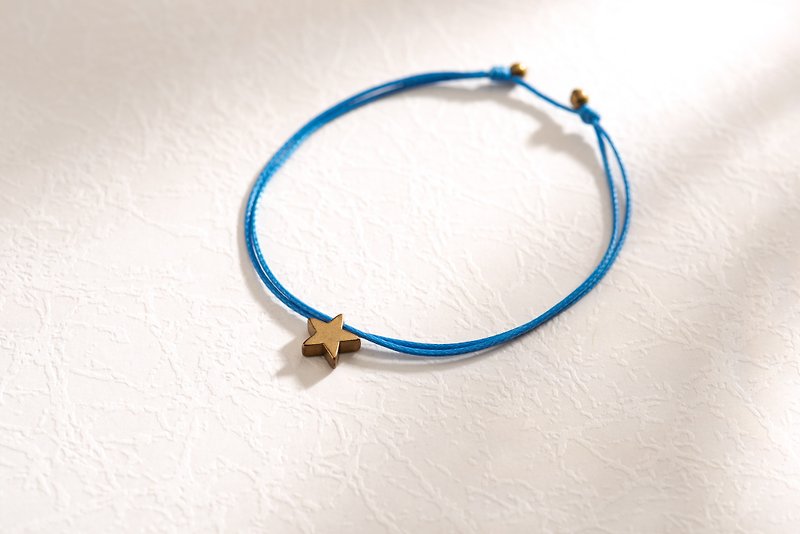 Charlene Handmade Wristband - Bracelets - Thread Blue