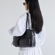DirtySix 2023 FW ショルダーバッグ/トートバッグ 黒 DirtySix 2023 FW ショルダーバッグ/トートバッグ 黒一 番 安