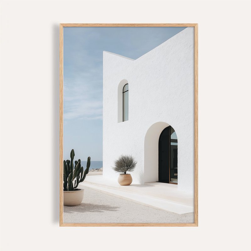 地中海晨光 Mediterranean Morning Light / 建築風景攝影掛畫 - 海報/掛畫/掛布 - 紙 