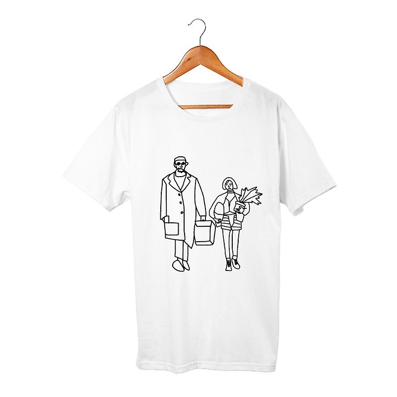 Leone & Mathilda #2 T-shirt - Women's T-Shirts - Cotton & Hemp White