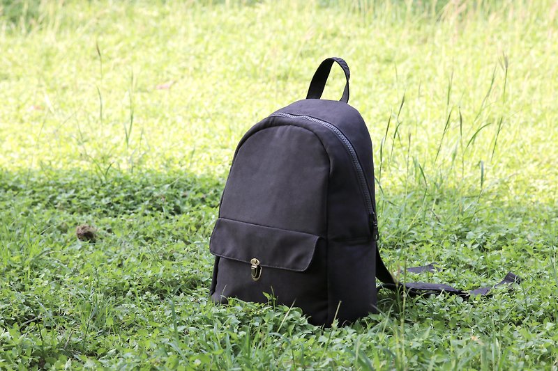 Chez. City Series-Revised Mr. Backpack-Meteorite Black - Backpacks - Polyester Black