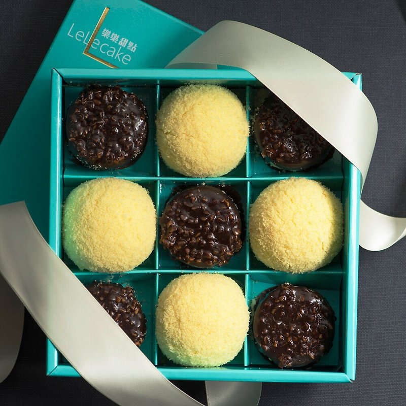 【樂樂派對禮盒】脆皮提拉米蘇+初雪乳酪蛋糕(一盒) - 蛋糕/甜點 - 其他材質 