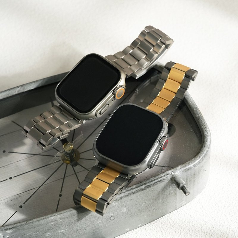 APPLE WATCH - 鈦光銀典藏款 蘋果專用錶帶 - 錶帶 - 其他金屬 