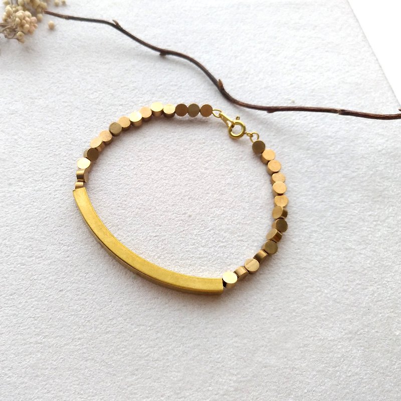 Surround-brass bracelet - Bracelets - Gemstone Gold