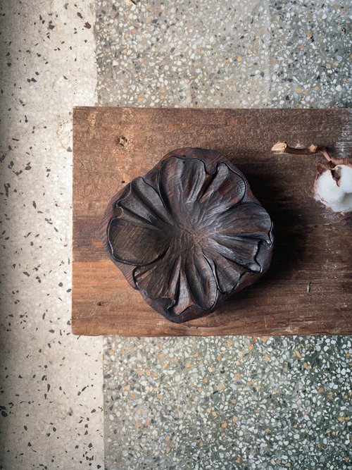 しつこい萼木皿・鍋つかみ - ショップ Yi-Ying,Yang Wooden Art Studio