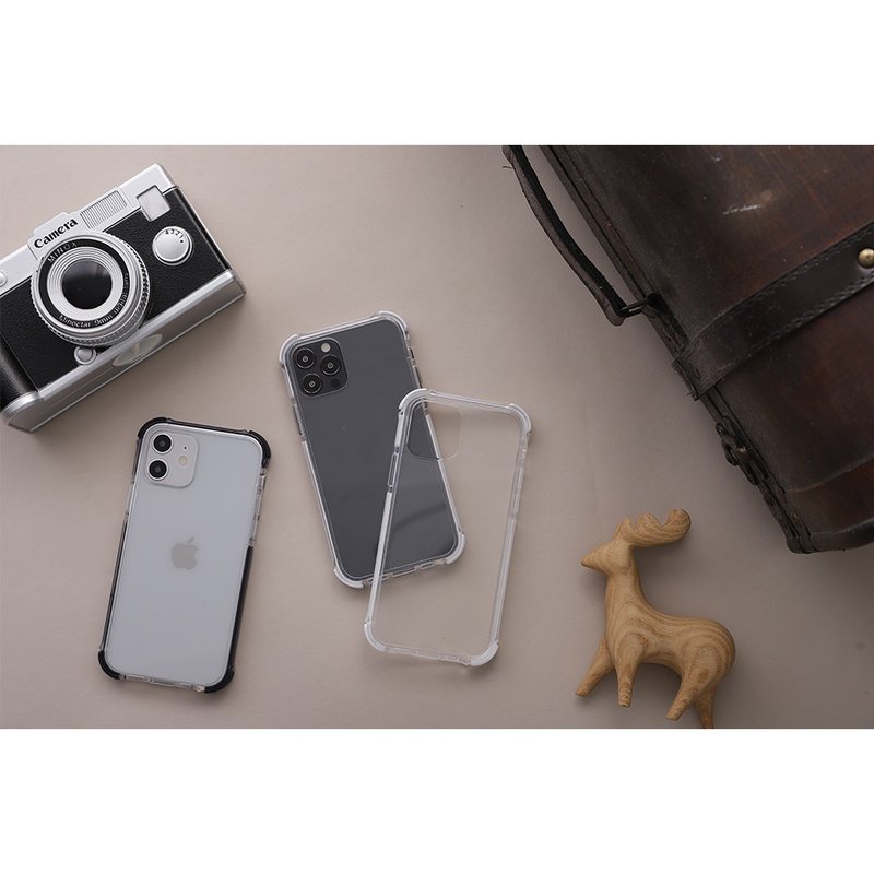 VOYAGE 超軍規防摔殼 Pure Tactical 透黑iPhone 12 Mini - 手機殼/手機套 - 塑膠 黑色