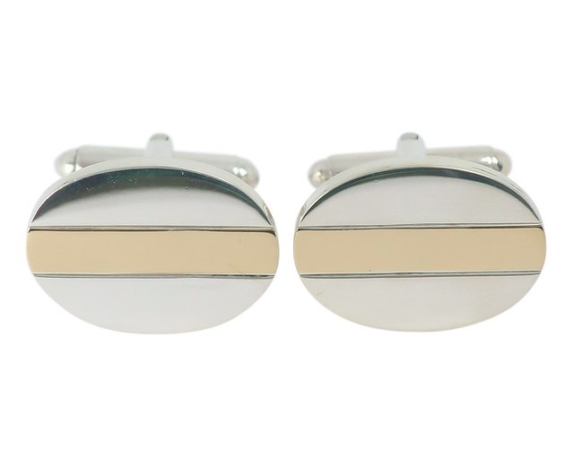 美品✨ティファニー カフス バンブー メンズ ビジネス スーツ シルバー TIFFANY&Co. 【美品】ティファニー カフス シルバー925/K18YG
