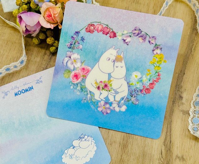 Pinkoi ×ムーミン】ムーミン谷の美しい水彩フラワーキラキラスター