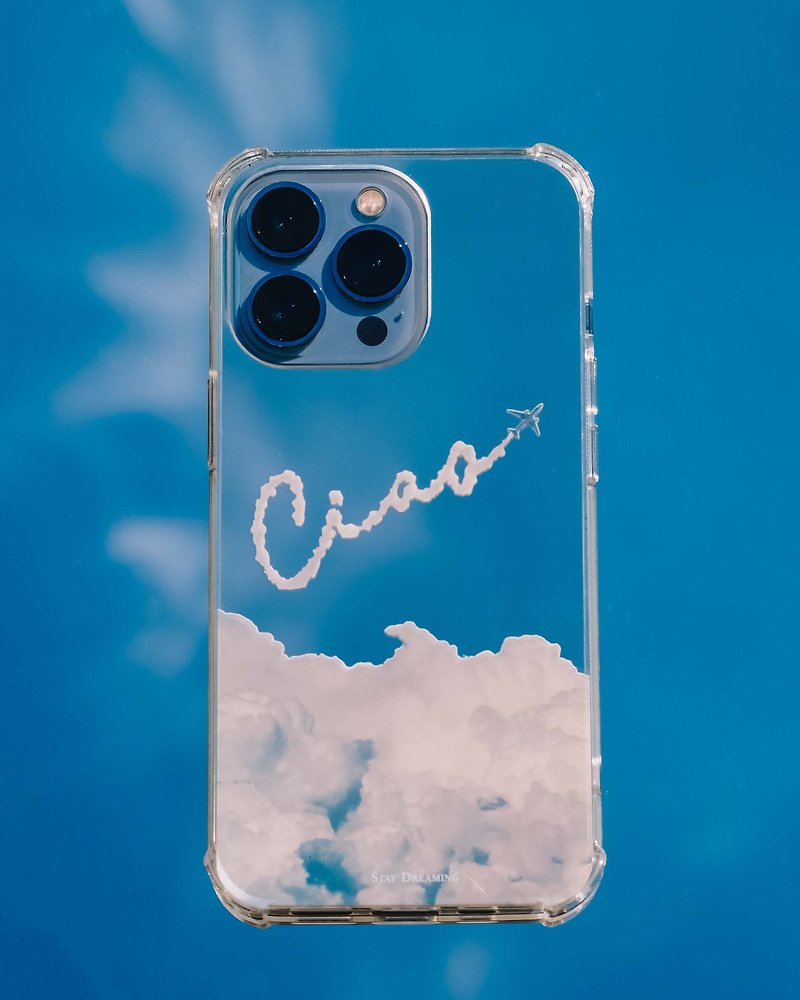 Hong Kong brand immigrant gift Ciao mirror iPhone case - เคส/ซองมือถือ - พลาสติก สีเงิน