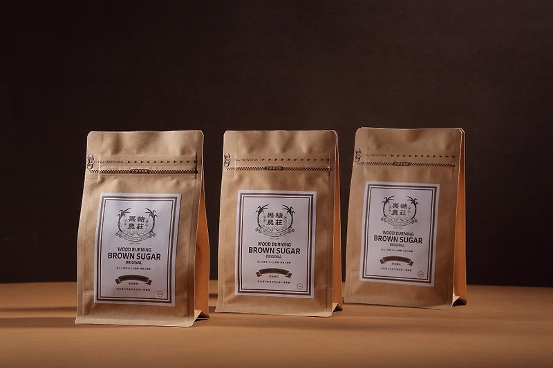[Brown Sugar Farm] Pinkoi exclusive-small bag of handmade brown sugar original flavor discount set - น้ำผึ้ง - อาหารสด สีนำ้ตาล