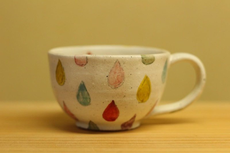 Colorful drop soup cup. - ต่างหู - โลหะ 