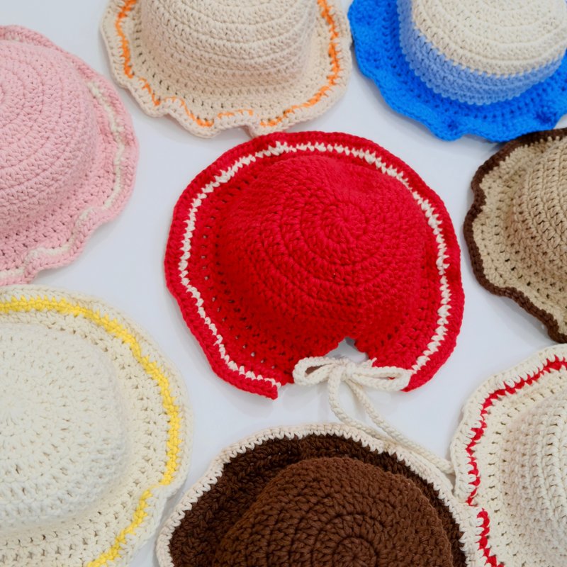 Lace strap woven hat - Baby Hats & Headbands - Other Materials Multicolor