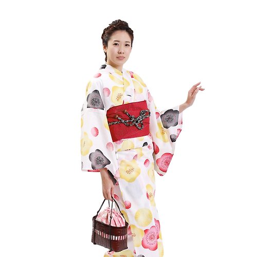 fuukakimono 日本 和服 女性 浴衣 腰帶 2件組 F Size x24-17 yukata
