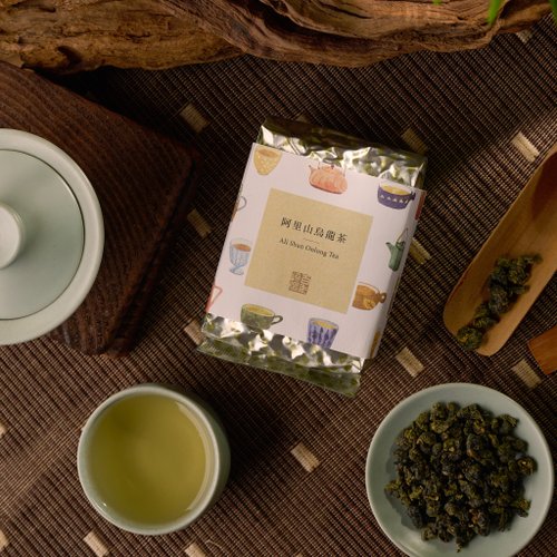 台湾　嶢陽茶行　阿里山烏龍 嶢陽茶行阿里山烏龍茶散茶茶葉(45克入) 繽紛彩罐| 嶢陽茶行