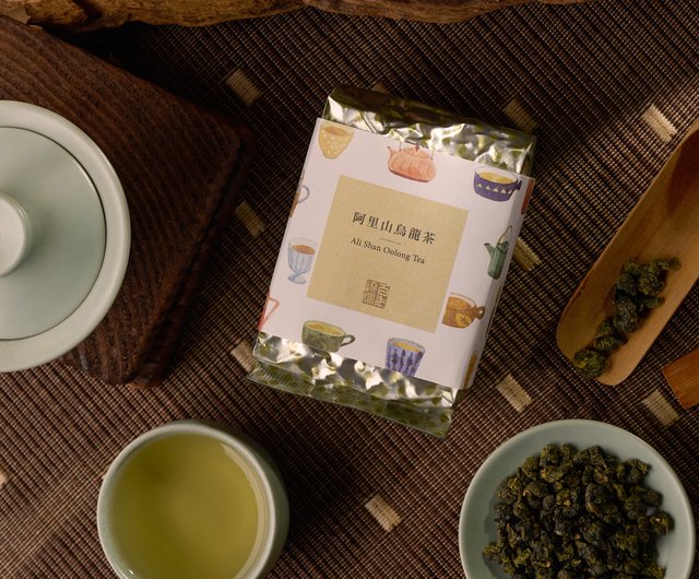【大放出セール】 嶢陽茶行| 阿里山烏龍茶散茶茶葉(100克入) 經濟鋁包嶢陽茶行Geow 茶