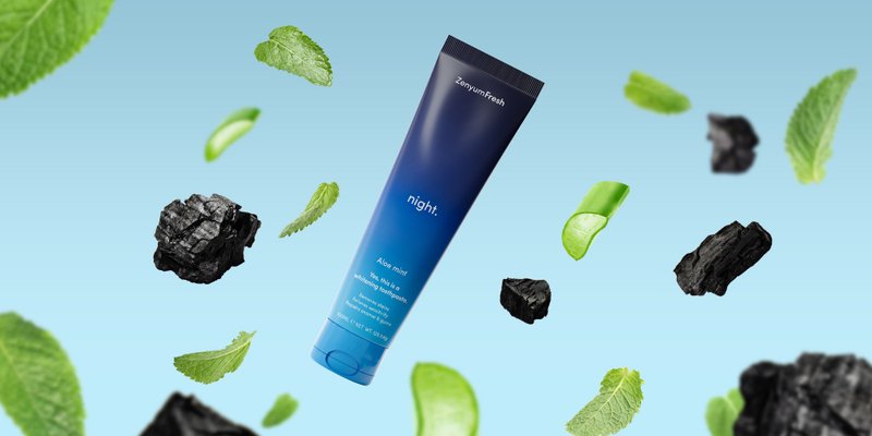 【英國製造】清新口氣 | 夜間修復 護齦蘆薈活性碳牙膏 100ml - 牙刷/口腔清潔 - 其他材質 灰色