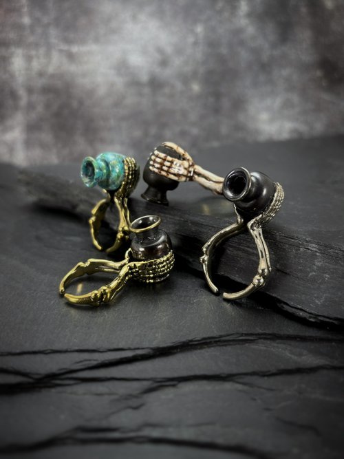 MAFIA JEWELRY Zodiac Aquarius Water Bearer Ring, Adjustable Size Available in 4 Colourways.