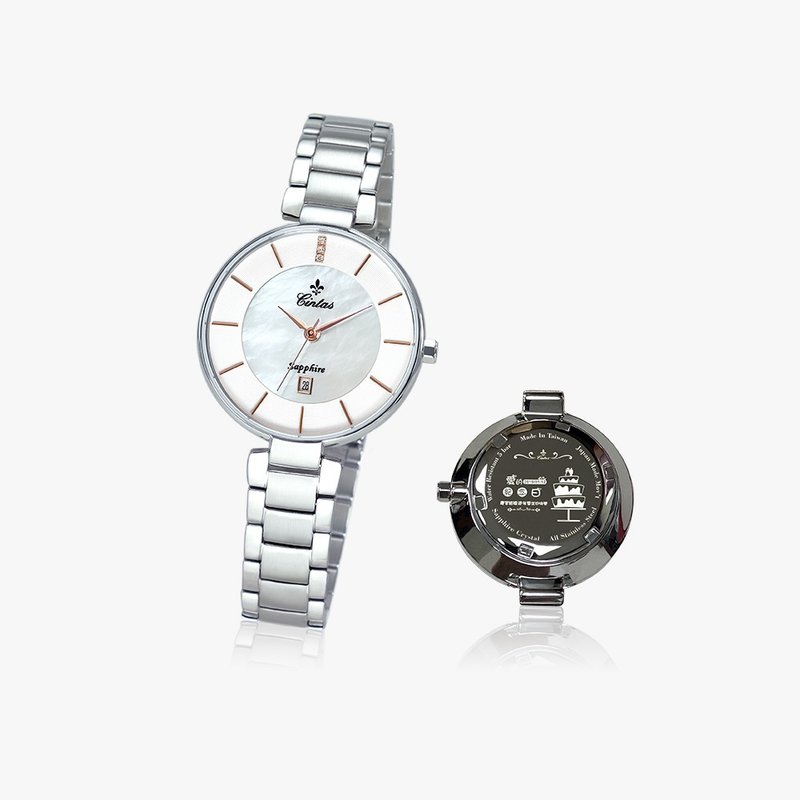 【Cintas Watch】31 mm 6219 LS 鋼色(底蓋設計訂製) - 女錶 - 不鏽鋼 