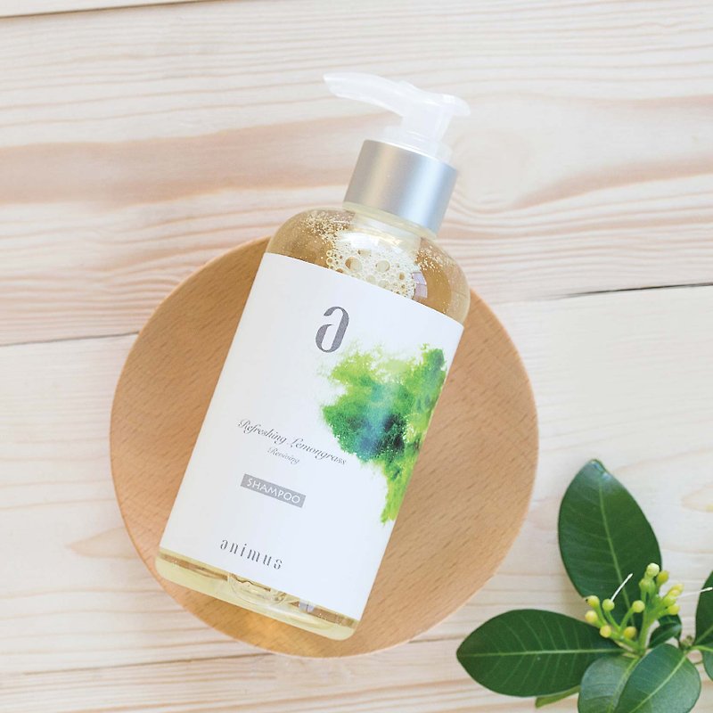 Huanxin Lemongrass Shampoo - Vitality Nourishing - Wu Shi Ling Essential Oil Shampoo 250ml - Body Wash - Other Materials Green