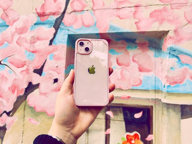 ARMOR Signature Case for iPhone 13 Series, Blossom Pink with Orange Tape - เคส/ซองมือถือ - วัสดุอื่นๆ 