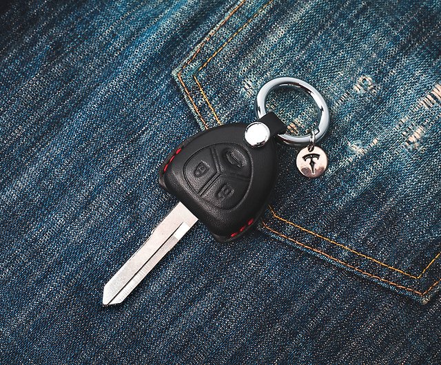 ENZO Leather Car Key Pouch