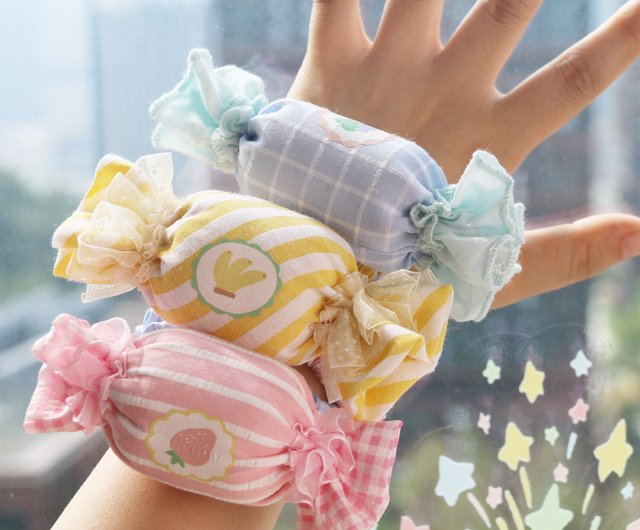 キャンディーヘアゴム 80年代レトロ昭和かわいいフルーツヘアゴム