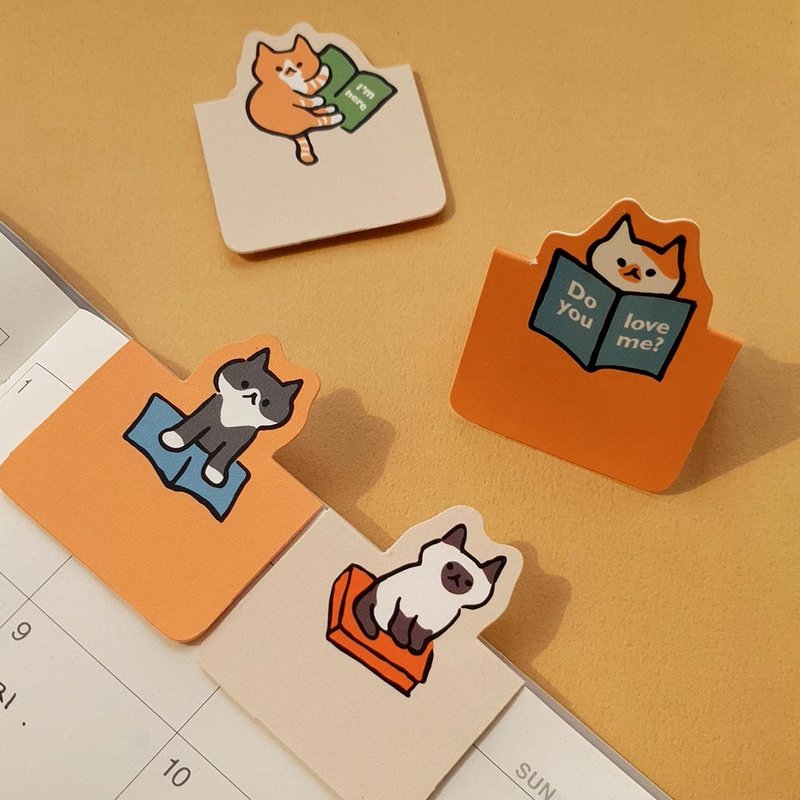 Magnetic Bookmarks - I'm Here - 書籤 - 紙 橘色