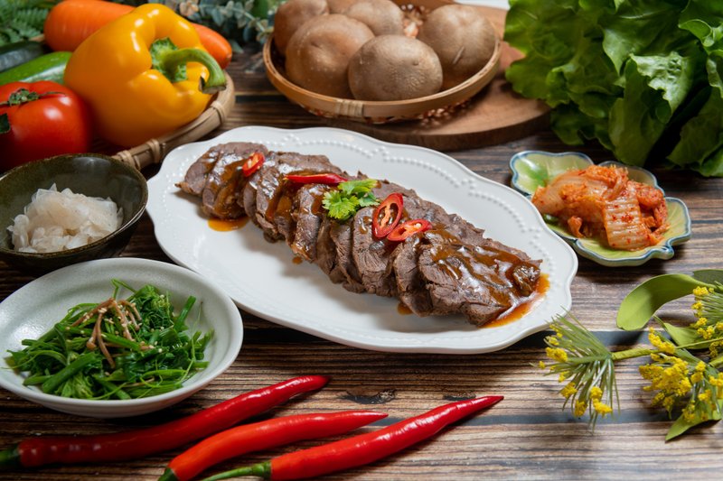 【閤家美食】  尼姐家  眷村北北牛腱 - 料理包/調理包 - 新鮮食材 白色