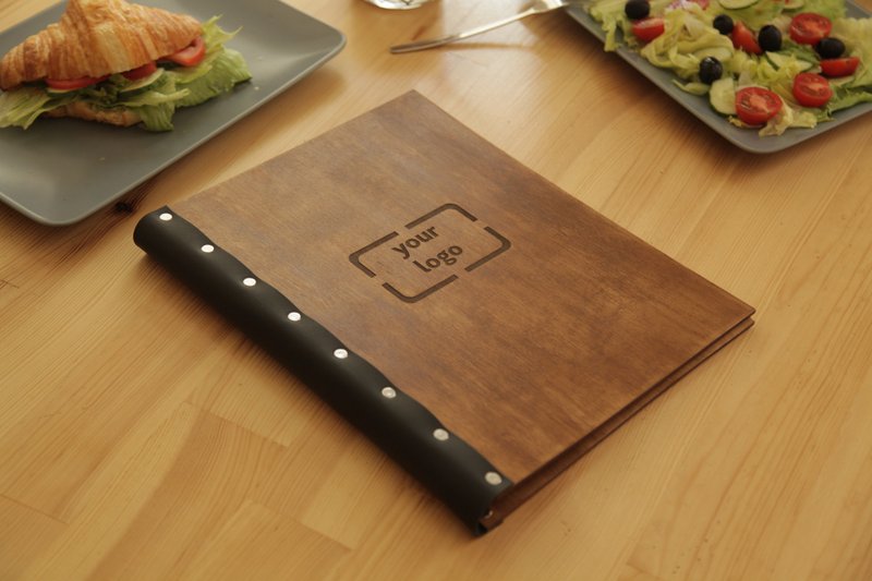 Wooden Menu, Menu, Menu Cover, Restaurant Menu Cover, FREE ENGRAVING - อื่นๆ - ไม้ หลากหลายสี