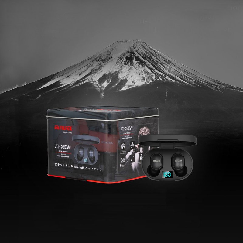 【AIWA】 愛華 真無線藍牙耳機 AT-X80W - 耳機/藍牙耳機 - 其他材質 黑色