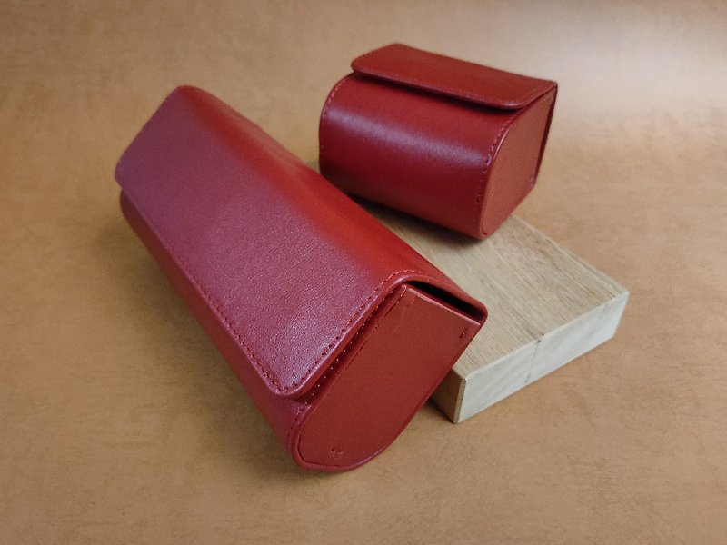.........Company Size Stamp Box ......... - Stamps & Stamp Pads - Genuine Leather 