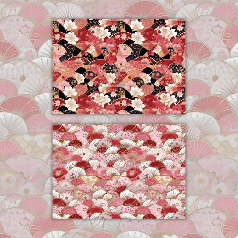 A4. Sweet Japanese Red - 卡片/明信片 - 紙 