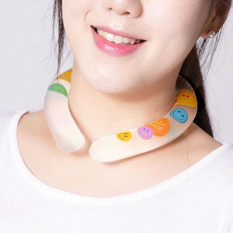 18 degrees C cool Korean BLUEFEEL cooling collar Basic+ (classic+) smile - ชุดเดินป่า - วัสดุอื่นๆ สีใส