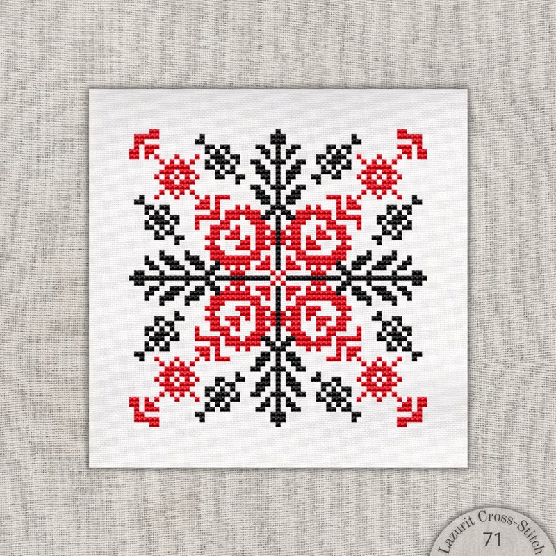 Pomegranate mood in cross-stitch (pattern) - 其他數位商品 - 其他材質 