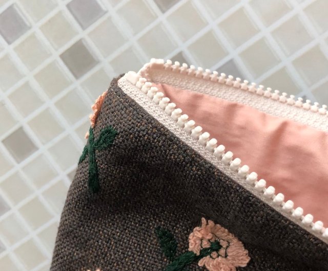 handmade ∞ skip ぱくぱくポーチ パープル