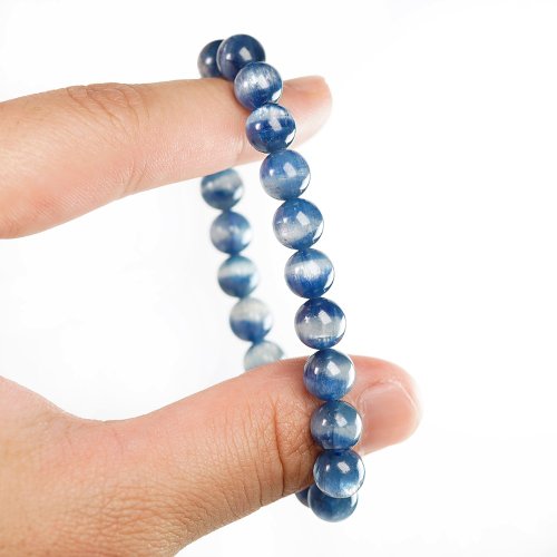 Gemsrich Jewelry】カイヤナイト 最高級キャッツアイ ダブル聚宝盆