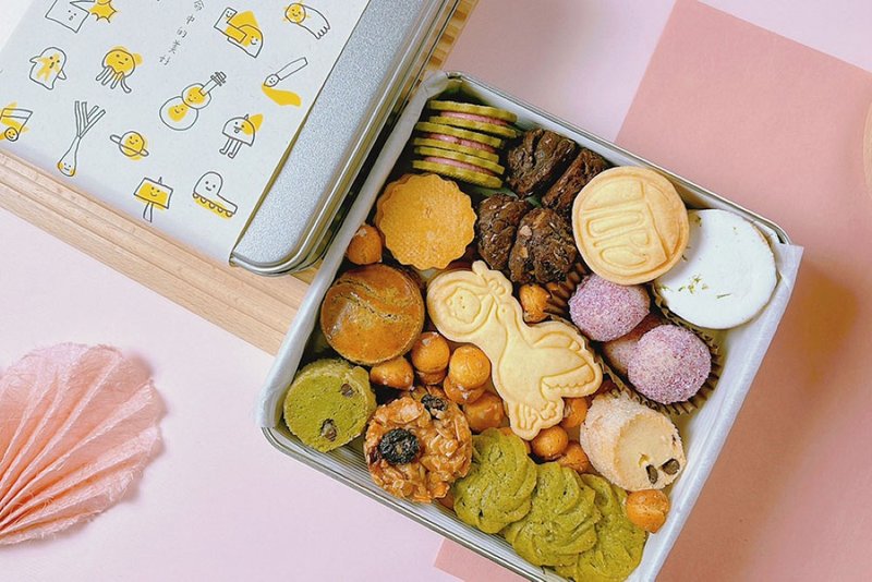 [Shipping at room temperature - first choice for mid-month gifts] Songziniao biscuit iron box gift box - คุกกี้ - อาหารสด 